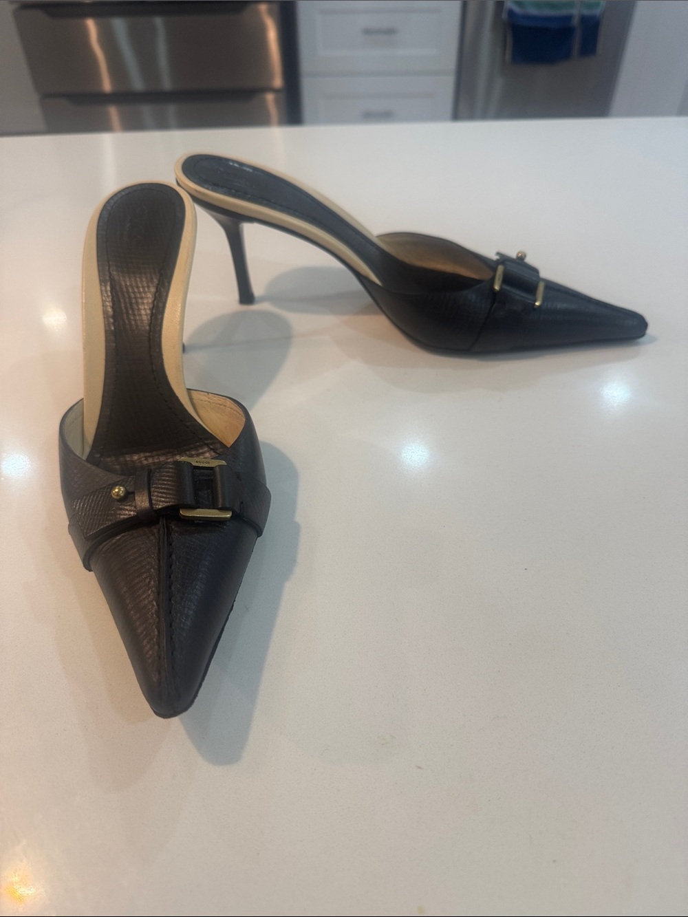 GUCCI “Tom Ford” 2004 collection, leather mule